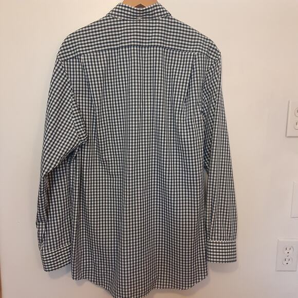 Duluth Button Up Shirt Mens M Blue Plaid Long Sleeve Outdoors Work Casual - Picture 7 of 10